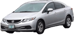 Silver Civic represnting auto repair software compatiblity